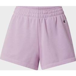 Champion High Waist Logo W shorts Lavender Herb Dam