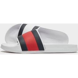 Tommy Hilfiger Flag Pool Slide Sandaler - Ybr/White