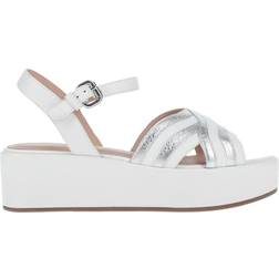 Geox Womens Comfort Strap Sandals Metallic