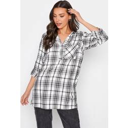 LTS tall check overhead shirt