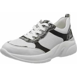 Skechers Sport men's leather trainers with memory foam insoles, White