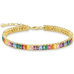 Thomas Sabo Tennisarmband Färgade Stenar Stort