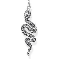 Thomas Sabo Pendentif noirci serpent noir PE945-643-11 noir/argenté