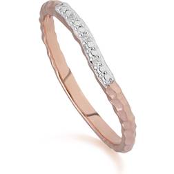 Gemondo Diamond PavÃ© Ring Band in 9ct Rose