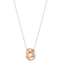 Swarovski Further Pendant - Rose Gold/Transparent