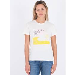 Hurley Daisy Relaxed Girlfriend T-Shirt marshmallow/sulphur