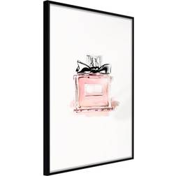 Artgeist med ramme Pink Scent Sort 20x30 Plakat