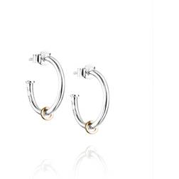 Efva Attling 101 Hoops - Silver/Gold