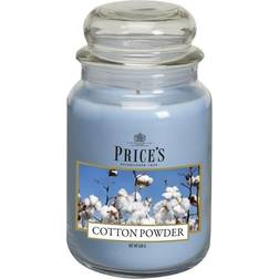 Price's Large Jar Cotton Powder Scented Candle