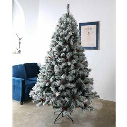 EVRE Snowy Christmas Tree 213.4cm