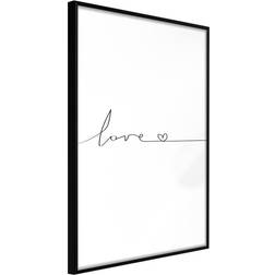 Artgeist Love Pulse Svart Poster