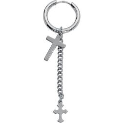 Etnox etNox Cross Hoops Ørering Damer sølvfarvet