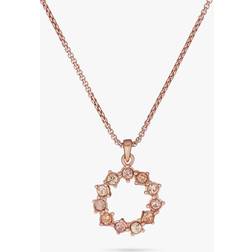 Ted Baker Cresar Pendant Necklace - Rose Gold/Multicolour