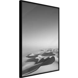 Artgeist med ramme Ocean of Sand I Sort 20x30 Plakat