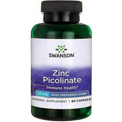 Swanson HEALTH ZINC PICOLINATE 22 mg 60 stk 60 stk