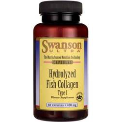 Swanson HEALTH HYDROLYZED FISH COLLAGEN TYPE-1 400 mg 60 stk 60 stk