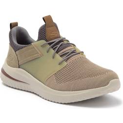 Skechers Delson 3.0 Cicada Lace-Up Sneaker in Taupe TAUPE