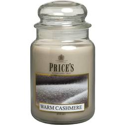 Price's Warm Cashmere Large Jar 630g Scented Candle