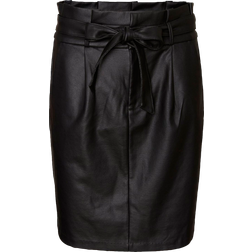 Vero Moda Kjol vmEva HR Paperbag Short Coated Skirt