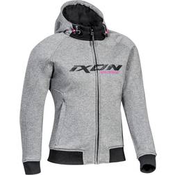 Ixon Palermo Chaqueta textil de motocicleta para damas, gris, tamaño para mujer