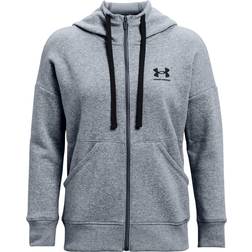 Under Armour Rival Fleece Full Zip Hoodie - Steel Medium Heather, Female