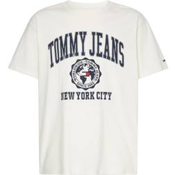 Tommy Hilfiger Kids' Organic Cotton Blend Global Stripe Logo T-Shirt