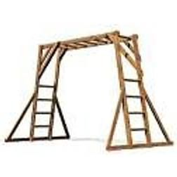 Dunster House Kids Monkey Bars Pressure Treated Childrens Wooden Climbing Frame UK