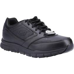 Skechers NAMPA Sneakers - Black Synthetic/Pu