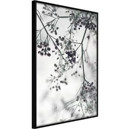 Artgeist med ramme Sprinkled with Flowers Sort 20x30 Plakat