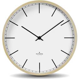 Huygens Huygens Wood25 Index White Wall Silent Quartz Movement Wall Clock
