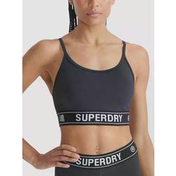 Superdry Logo Mid-Impact Sports Bra