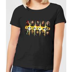 Marvel T-Shirt Femme L'Équipe Avengers - Noir