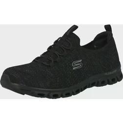 Skechers Glide Step Textile Damen Sneakers - Schwarz