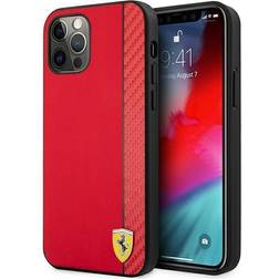 Ferrari On Track Carbon Stripe Case for iPhone 12 Pro Max