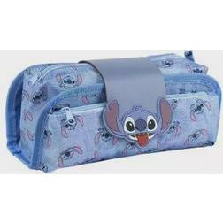 Stitch Estuche Escolar Azul