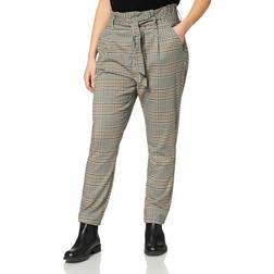Vero Moda VMEVA HR Loose Paperbag Liv Pant - Brown
