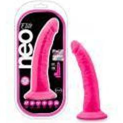 Blush Neo Elite 7 Inch Silicone Dual Density Cock With Balls