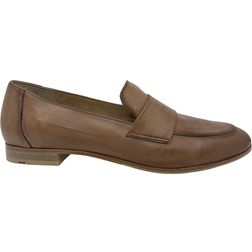 LLOYD Viola Suede Loafers with Oversized Buckle GAB31530 317 980 Taupe