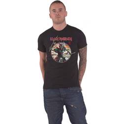 Iron Maiden Men Senjutsu Eddie Warrior Circle Slim Fit T-shirt