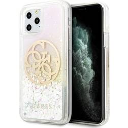 Guess GUHCN58LGIRGP iPhone 11 Pro kietas deklas Gradient Liquid Glitter Circle Logo