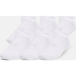 Under Armour Yth Essential No Show Socken - Weiß