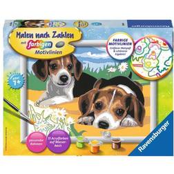 Ravensburger 283293 "Jack Russel Puppies Painting By Numbers Set