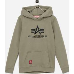 Alpha Industries Basic Hoodie - Basaltgrau/Pfirsich