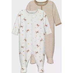 Name It Incenso Sleep Overall 2 Pack - Beige