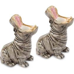 Donkey Hungry Hippos Grey Ljusstake 11.5cm 2st