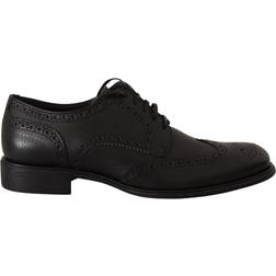 Dolce & Gabbana Leather Oxford Wingtip - Black