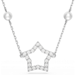 Swarovski Stella Necklace - Grå