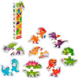 Puzzle 8in1 Dinosaurs 15252