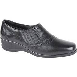 Mod Comfys Womens Softie Leather Casual Shoes - Blue