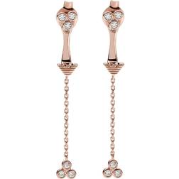 Emporio Armani Damörhängen Hängande EG3466221 - Sterlingsilver/Roséguld
